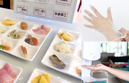 朝食は個別提供